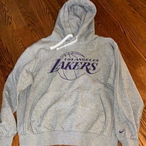 Nike Los Angeles Lakers Gray Hoodie